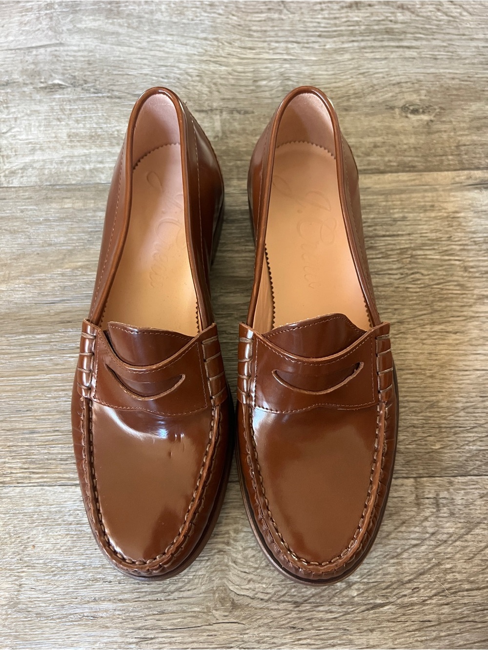 J. Crew Winona Penny Loafer in Brown - Picture 2 of 7